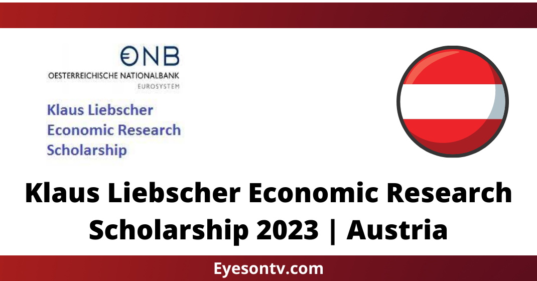 Klaus Liebscher Economic Research Scholarship 2023 Austria