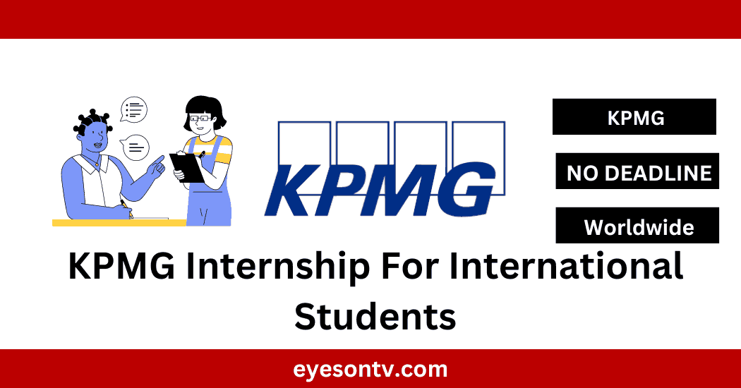 KPMG Internship For International Students