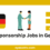 Visa Sponsorship Jobs in Germany 2024-25